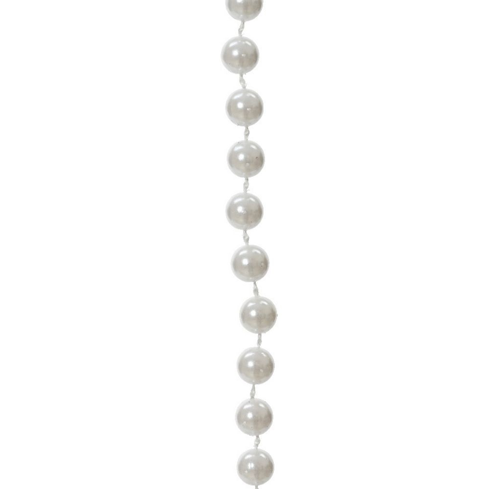 Kralenketting kerstboom | winterwit | 10m