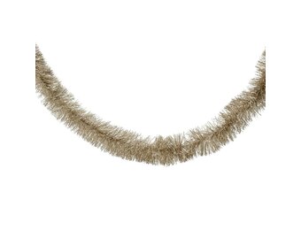 Kerstslinger lametta | parelkleurig | 270cm