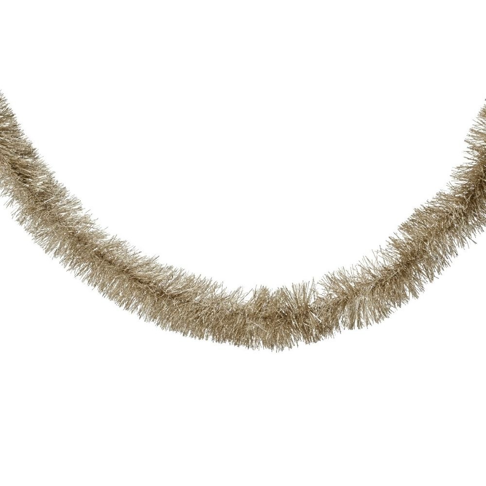 Kerstslinger lametta | parelkleurig | 270cm