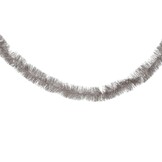 Kerstslinger lametta | glanzend poederroze | 270cm