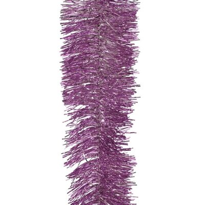 Kerstslinger lametta | fris lila | 270cm