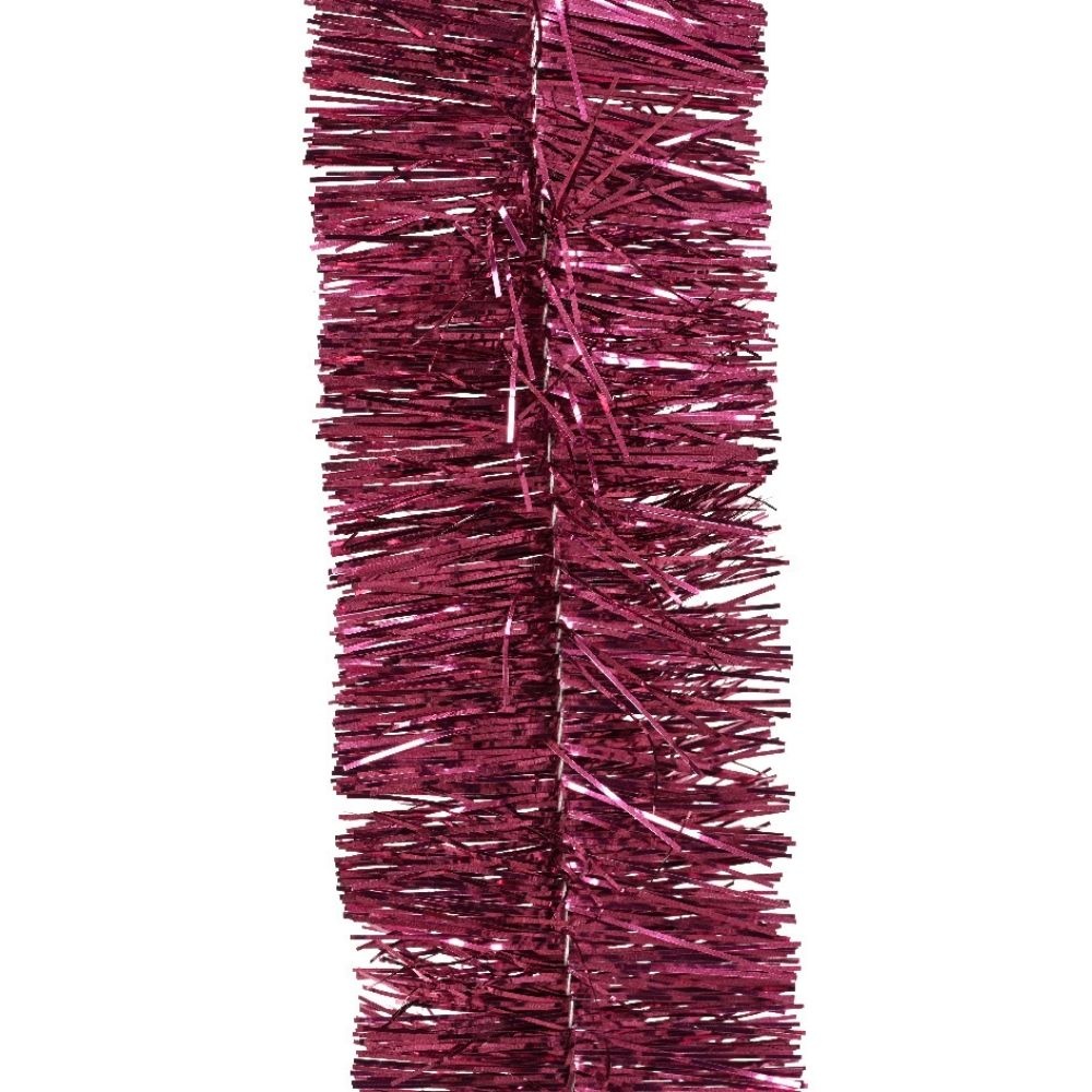 Kerstslinger lametta | granaatappel | 270cm