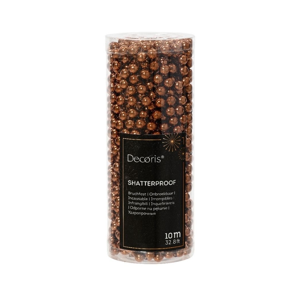 Kralenketting kerstboom | espresso | 10m