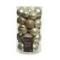 Decoris Kerstballen set 30-delig | kunststof/onbreekbaar | parel | diverse maten