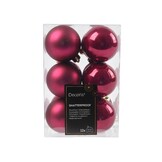 Kerstballen set 12-delig | granaatappel | kunststof/onbreekbaar | 6cm