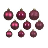 Kerstballen set 30-delig | kunststof | granaatappel | 3,5cm