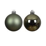 Kerstballen set 12-delig | Rozemarijn | kunststof/onbreekbaar | 6cm