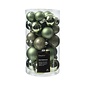 Decoris Kerstballen set 30-delig | kunststof/onbreekbaar | Rozemarijn | diverse maten
