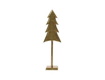 Gouden kerstboom tafeldecoratie | 11cm
