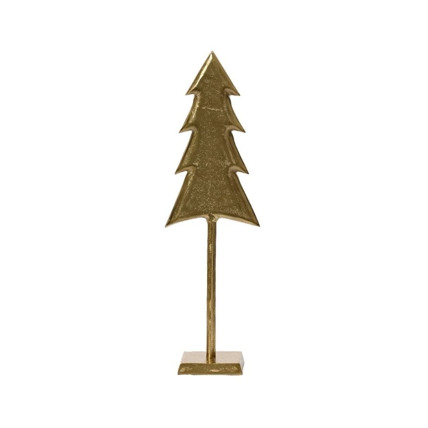 Gouden kerstboom tafeldecoratie | 11cm