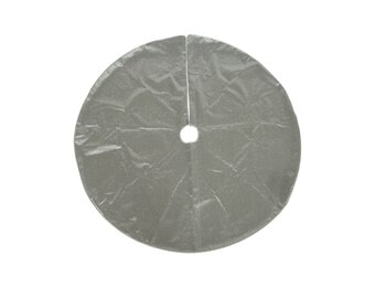 Kerstboomrok grijs | polyester | 120cm