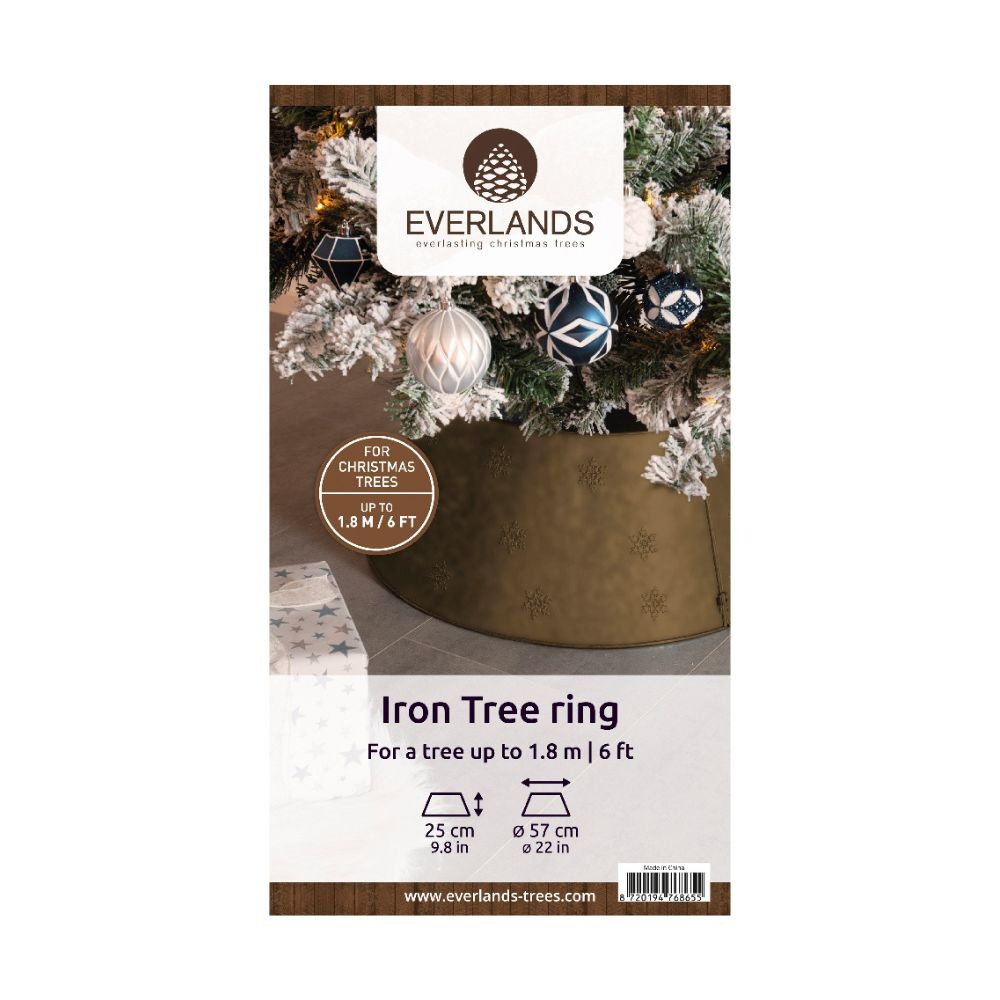 Boomring goud antiek | ijzer | D57 x H25 cm