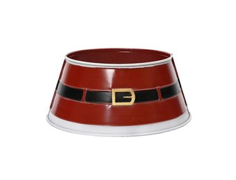 Boomring rood kerst | ijzer | D57 x H25 cm