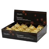 Kerstbal | kunststof/onbreekbaar | licht goud | 8cm