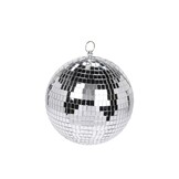 Kerstbal | spiegelend | zilver | 8cm