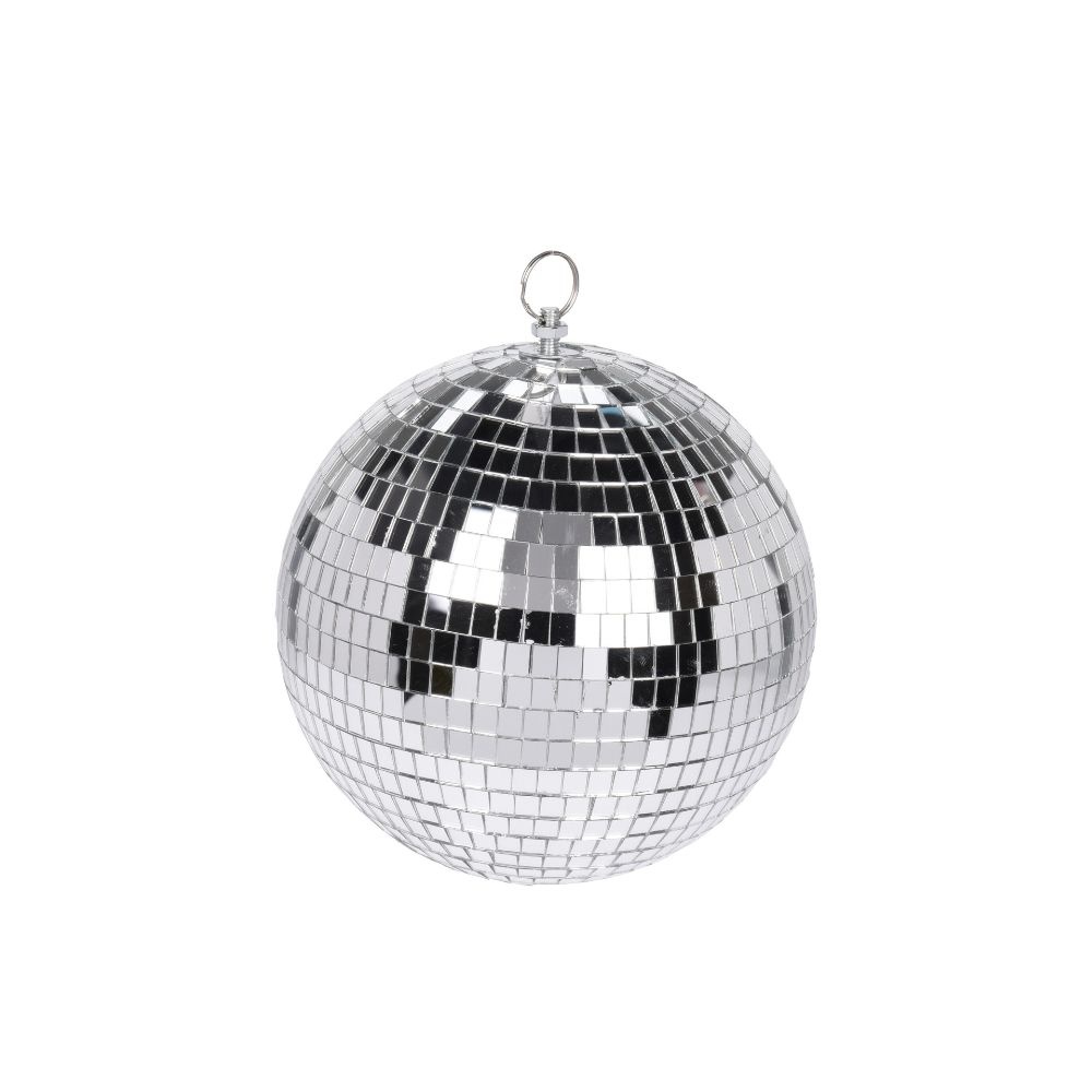 Kerstbal | spiegelend | zilver | 8cm