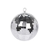 Kerstbal | spiegelend | zilver | 12cm