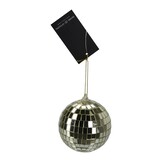 Kerstbal | spiegelend | champagne goud | 8cm