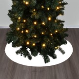 Kerstboomrok | wit | 90cm