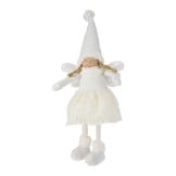 Kerstengel meisje met LED verlichting | 48cm