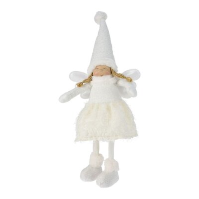 Kerstengel meisje met LED verlichting | 48cm
