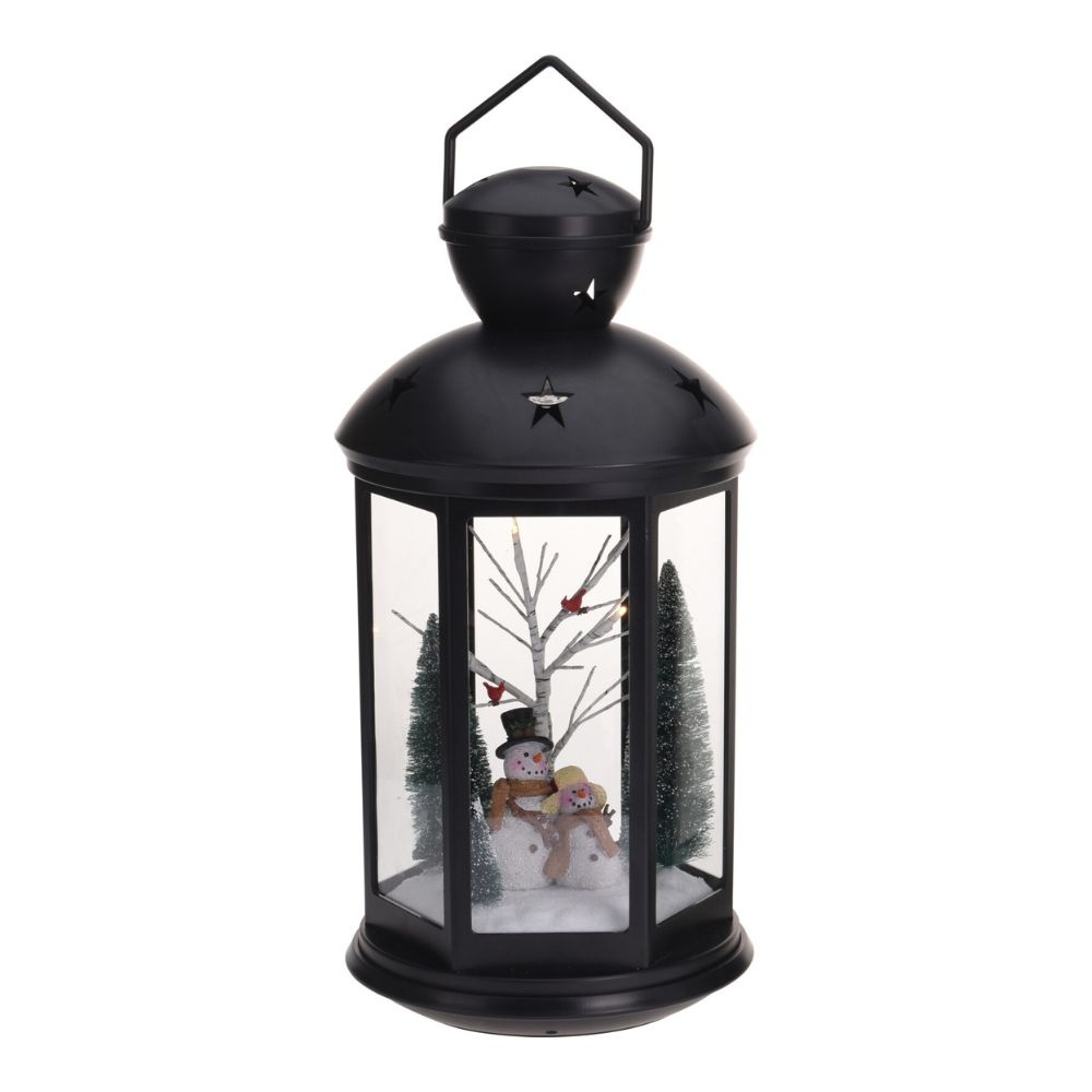 Kerstlantaarn voor in kerstdorp | 43cm