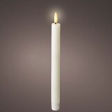 LED dinerkaars set van 2  | wax | wit/warm wit | ø2,2x24,5cm