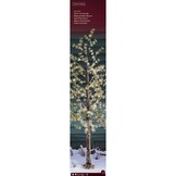 Boom met LED lampjes voor buiten | plastic | groen | warm wit | 180cm