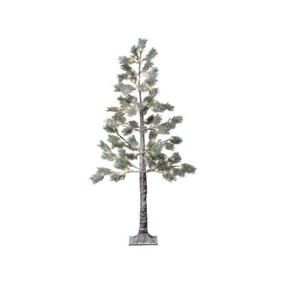 Kunstkerstboom | besneeuwd met LED lampjes | 150cm