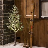 Kunstkerstboom | besneeuwd met LED lampjes | 180cm