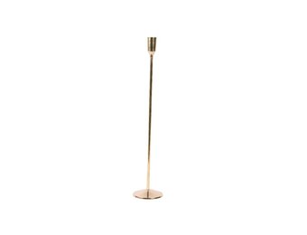 Kandelaar voor LED-kaarsen van ø2,2cm | traditioneel goud | 46 cm