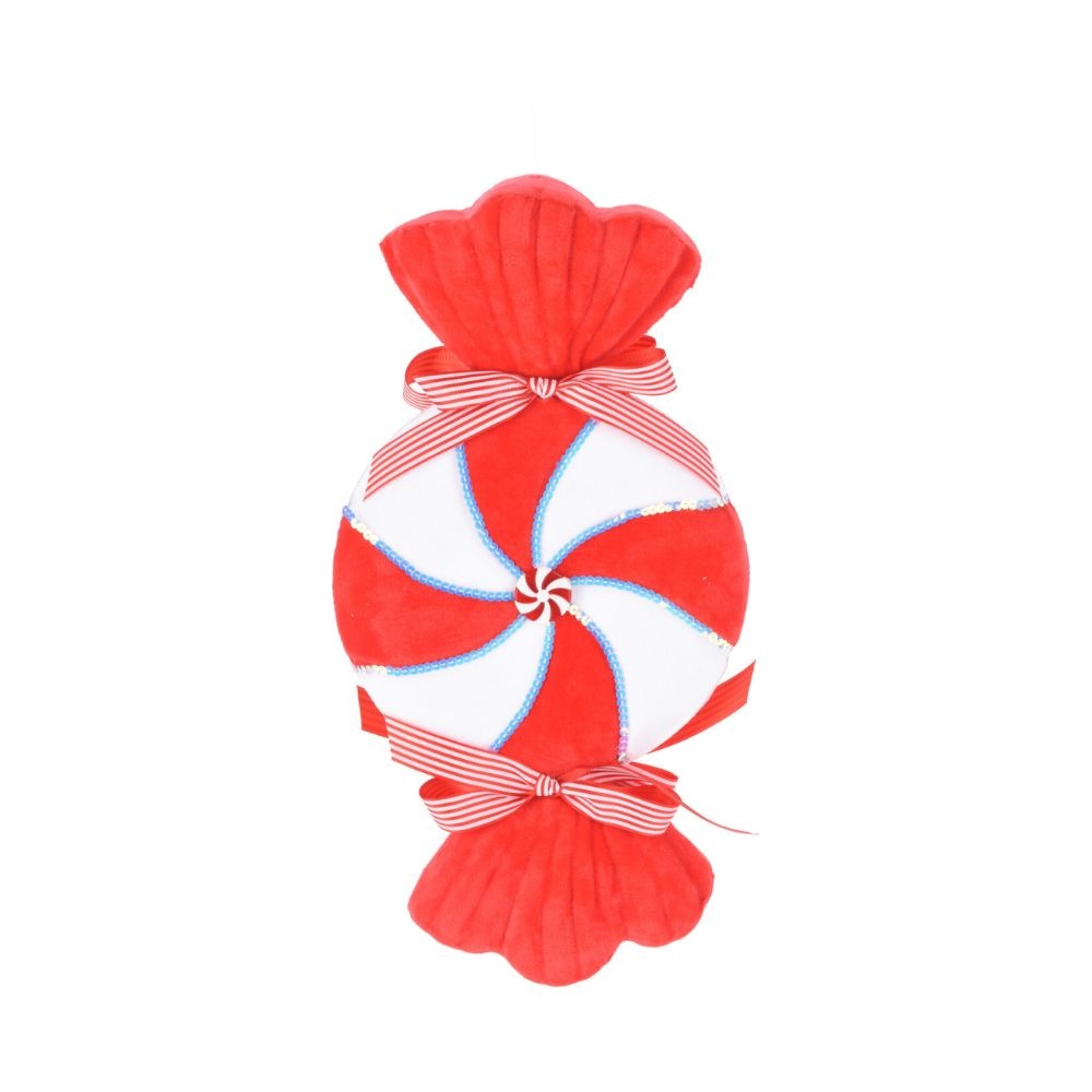 Kerstboom kegel met snoep decoratie | 39cm