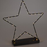 Kerst ster op voet met LED lampjes | 40cm