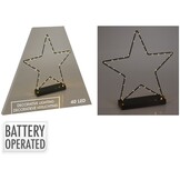 Kerst ster op voet met LED lampjes | 40cm
