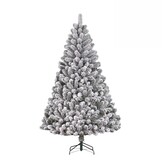 Charlton kunstkerstboom 230xø135cm | wit/met sneeuw