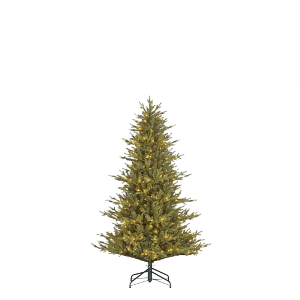 Meran kunstkerstboom 155xø102cm | groen met 168 LED lampjes