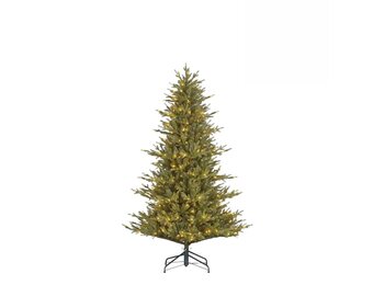 Meran kunstkerstboom 185xø127cm | groen met 264 LED lampjes