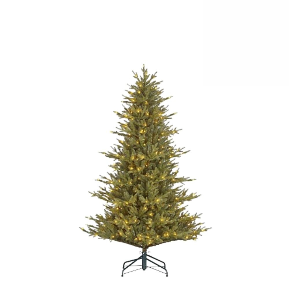 Meran kunstkerstboom 185xø127cm | groen met 264 LED lampjes