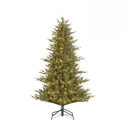 Meran kunstkerstboom 215xø137cm | groen met 384 LED lampjes