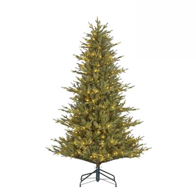 Meran kunstkerstboom 230xø137cm | groen met 408 LED lampjes
