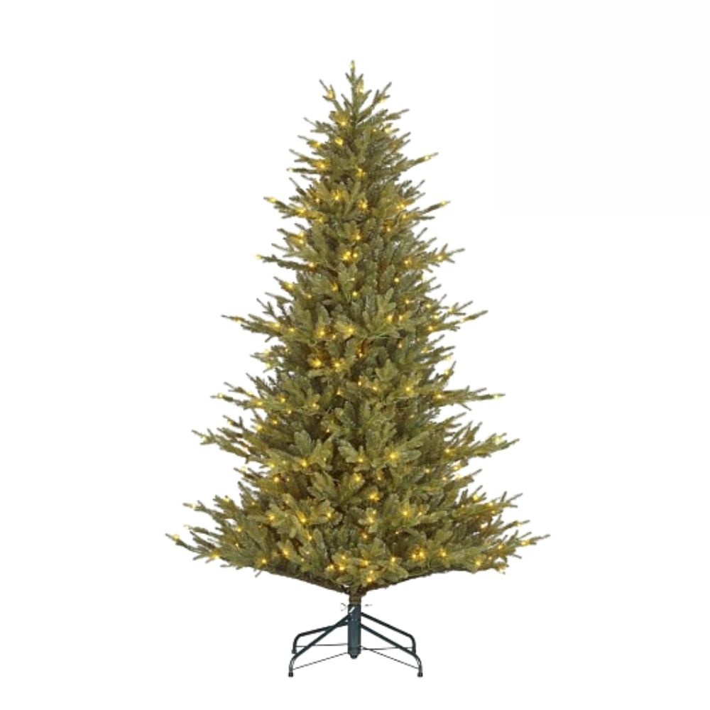 Meran kunstkerstboom 230xø137cm | groen met 408 LED lampjes