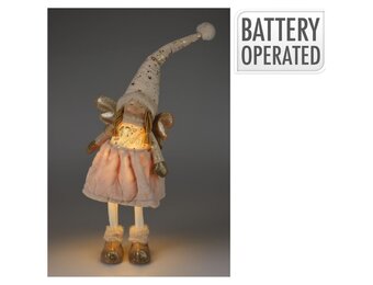 Engel Meisje met LED verlichting | 70cm