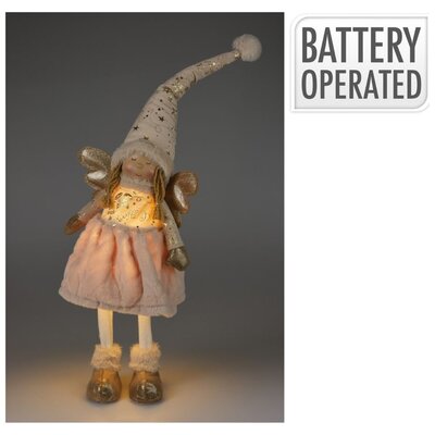 Engel Meisje met LED verlichting | 70cm
