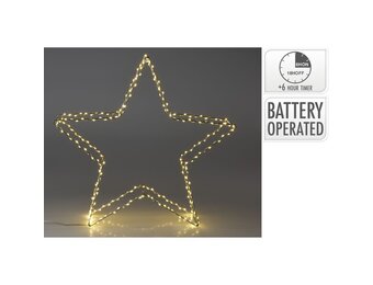 Kerst ster met LED lampjes | 40cm