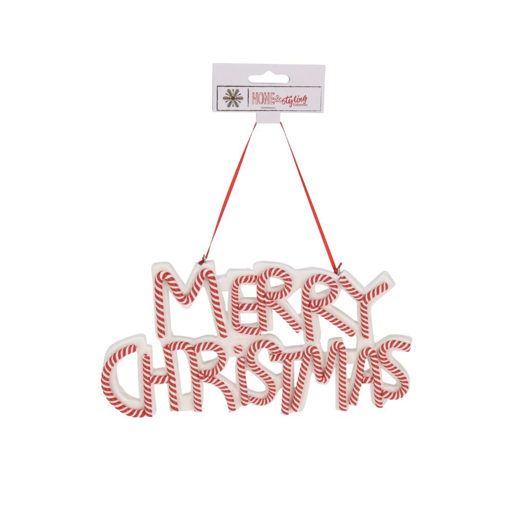 Kersthanger Merry Christmas | 12cm