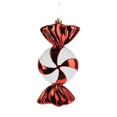 Kersthanger rood snoepje | 30cm
