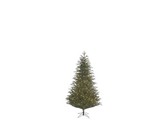 Frasier kunstkerstboom 155xø109cm | groen met 216 LED lampjes