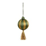 Kersthanger met groene hang kwast | 14cm