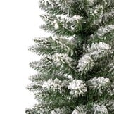 Pencil Pine Snowy kunstkerstboom smal 150xø45cm | wit/sneeuw