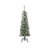 Pencil Pine Snowy kunstkerstboom smal 150xø45cm | wit/sneeuw